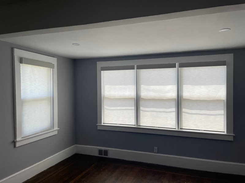 Alta Cordless Roller Shades with Fabric-Covered Cassettes in Teaneck, NJ