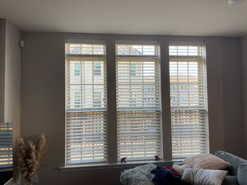 Graber 2 1/2-Inch Real Wood Blinds with Decorative Wood Valances in Wood-Ridge, NJ