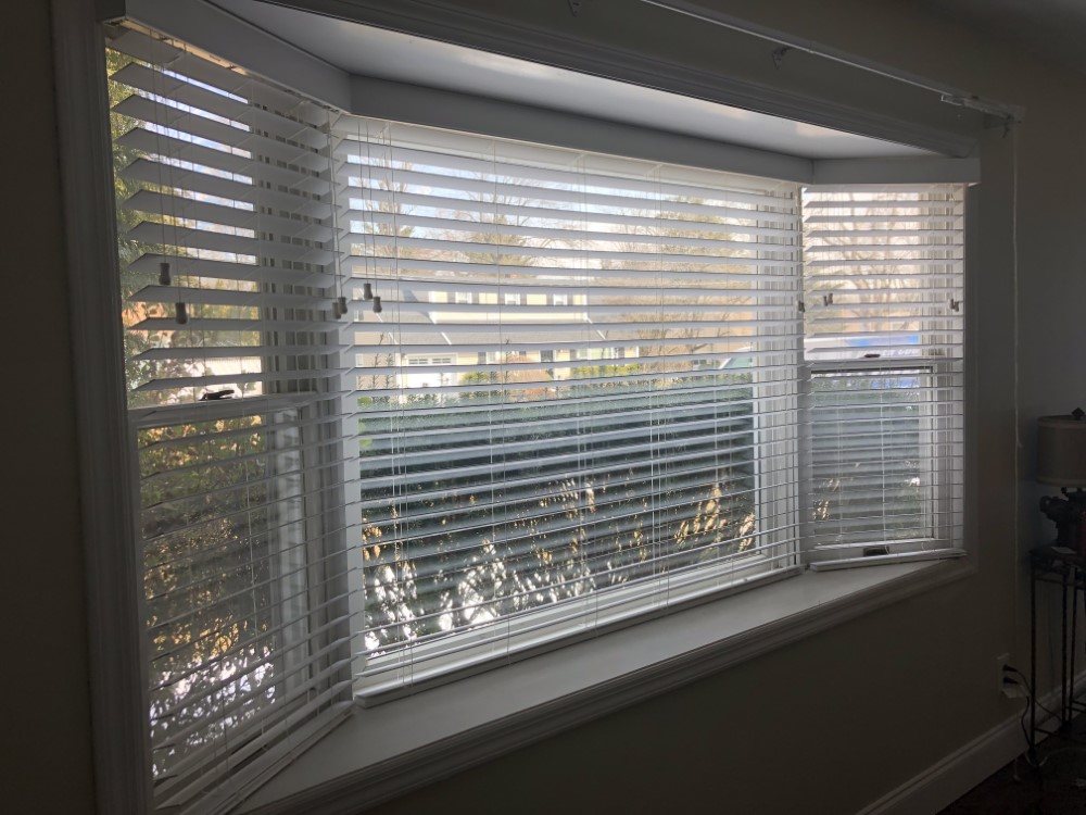 Graber 2 inch Faux wood blinds with 3 inch Classic valances in Waldwick, NJ