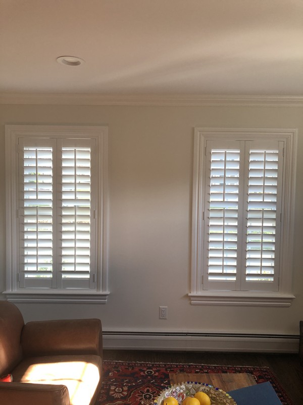 Hunter Douglas 3 1/2 Plantation Shutters with Classic Front Louver Systems in Wyckoff NJ