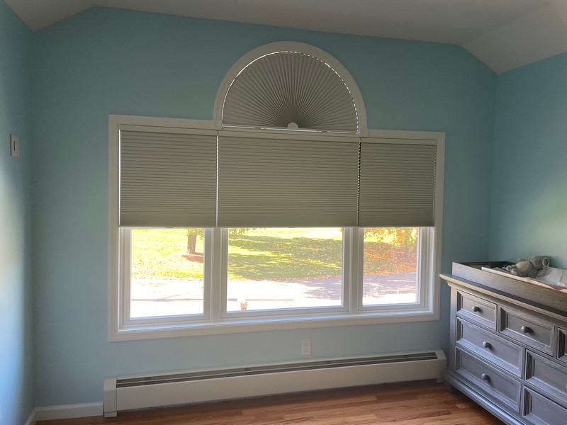 Hunter Douglas 3/4-inch Cordless Black-Out Cellular Shades And Arches in Pearl River, NY