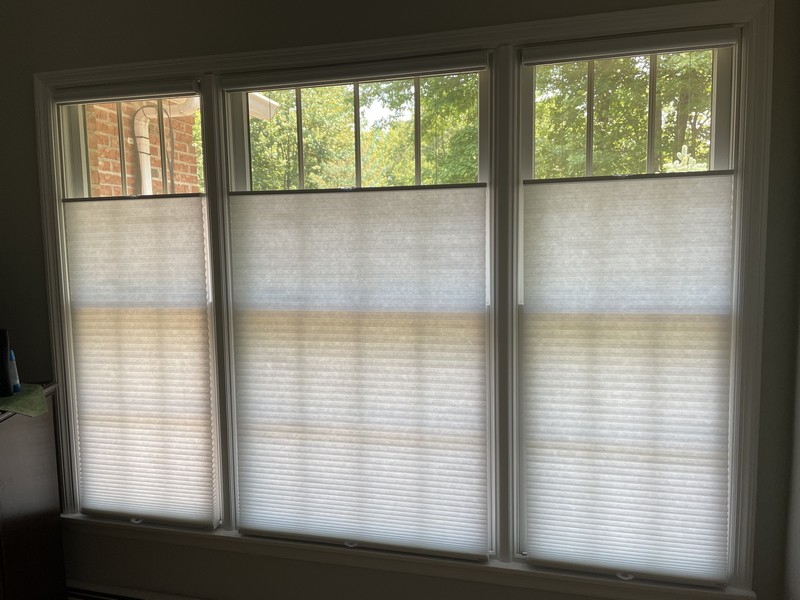 Hunter Douglas Top Down/Bottom Up Cordless Cellular Shades in West Milford NJ