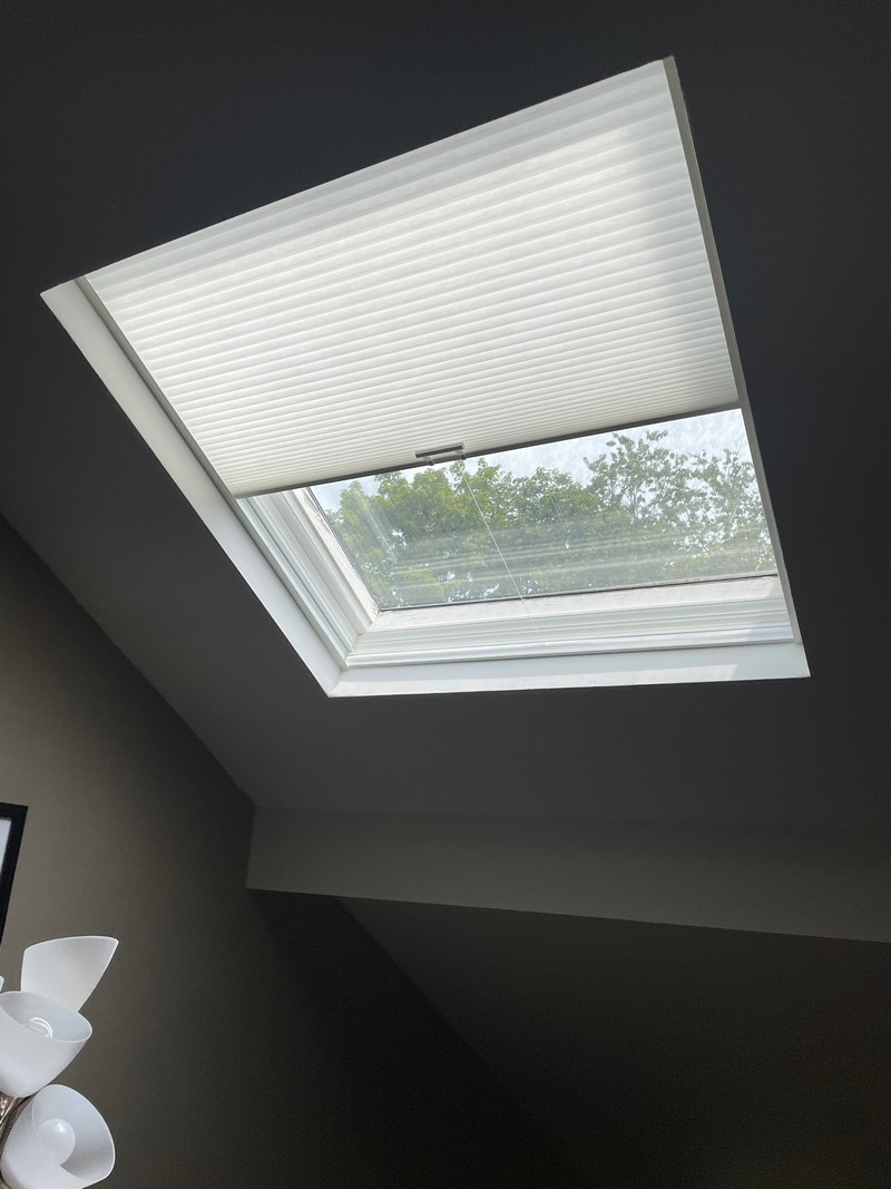 Hunter Douglas Cordless Skylight Cellular Shades in Pompton Plains, NJ