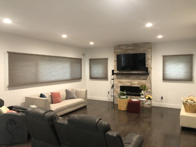 Hunter Douglas Duette Honeycomb Shades With Continuous Loop Cords in Ridgewood