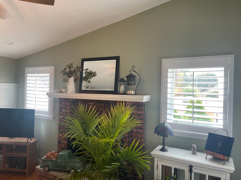 Hunter Douglas Faux Wood Plantation Shutters with 3 1/2-Inch Louvers in Norwood, NJ
