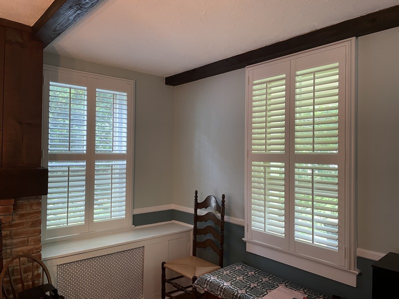 Hunter Douglas Faux Wood Plantation Shutters In Norwood NJ