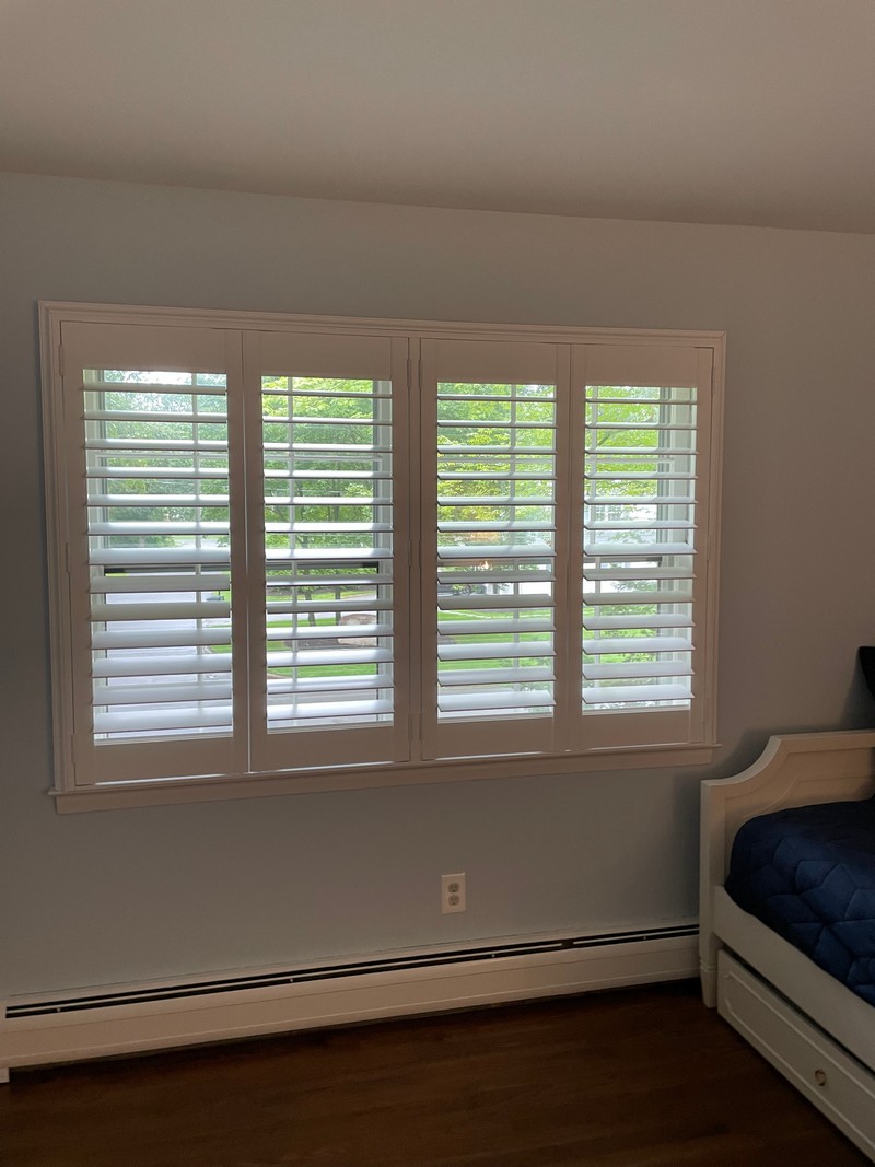 Hunter Douglas Faux Wood Plantation Shutters In Wyckoff, NJ