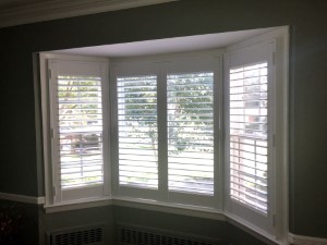 Hunter Douglas Faux Wood Shutters in Saddle River, NJ