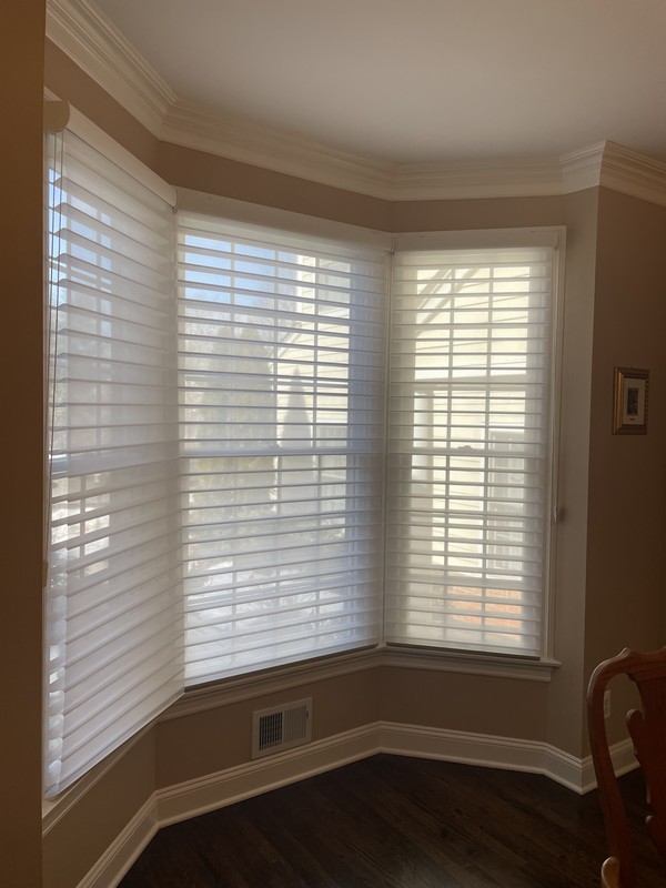 Hunter Douglas 3-inch Nantucket/Silhouette Shades with Fabric Covered Headrails in Wyckoff NJ