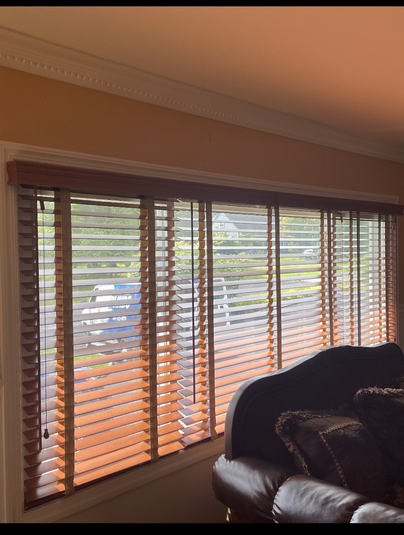 Hunter Douglas Real Wood Blinds in Airmont, NY