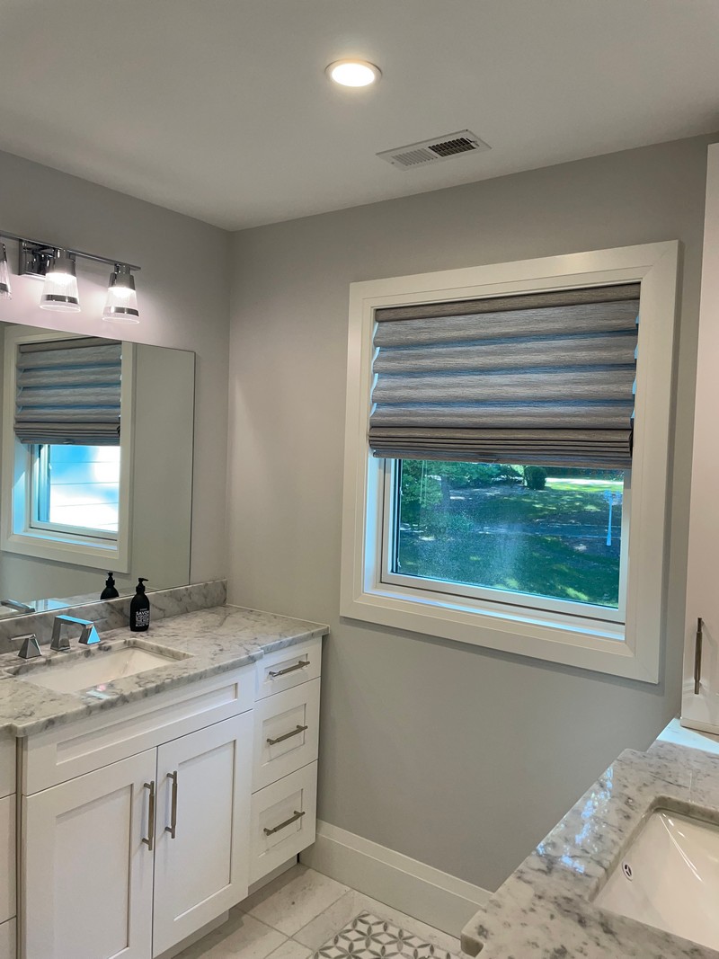 Hunter Douglas Soft Fold Roman Shades in Upper Saddle River, NJ