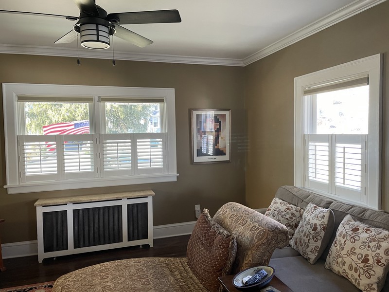 Hunter Douglas Three-Sided Frame Café Shutters in Pearl River NY