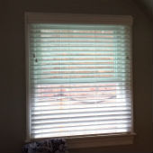 Cafe Style Plantation shutters in Woodcliff Lake NJ