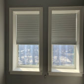 Graber 3/8 inch blackout and translucent cellular shades in Jersey City, NJ