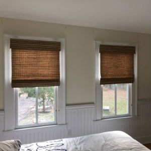 Graber Woven Wood Blinds Installed in Wyckoff, NJ