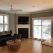 Hunter Douglas Bi pass plantation shutters in Allendale, NJ