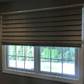 Hunter Douglas cordless Vignette shades in Installed in Mahwah, NJ