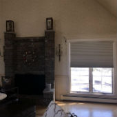 Hunter Douglas Motorized Blackout Shades in Montvale, NJ