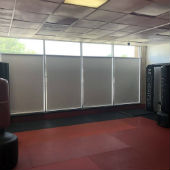 Graber Solar Screens and Shades for MK Muay Thai in Fair Lawn, NJ