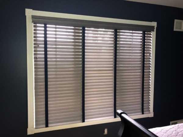 Timeless Grey Wood Blinds in North Haledon, NJ