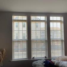 Real faux wood blinds