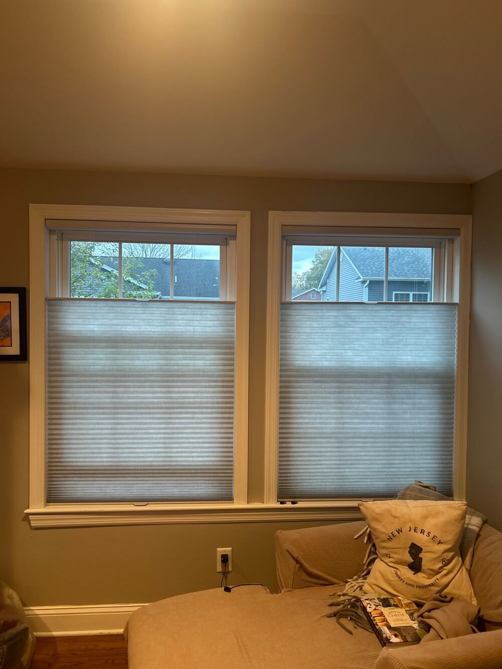 Quality Hunter Douglas Cordless Cellular Shades Installed in River Edge, NJ