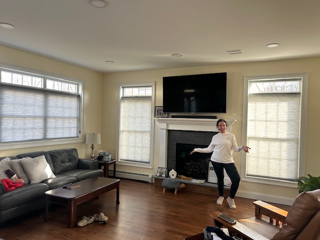 Stylish Hunter Douglas Applause Cellular Shades with Top-Down Feature in Sloatsburg, NY